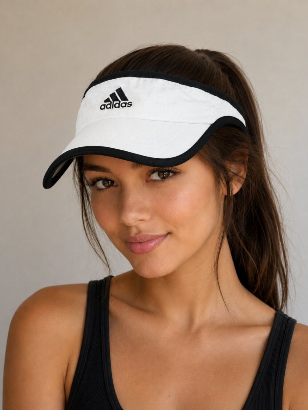 3/$20 Bundle 🌈 Adidas White Black Performance Visor One Size Golf Tennis